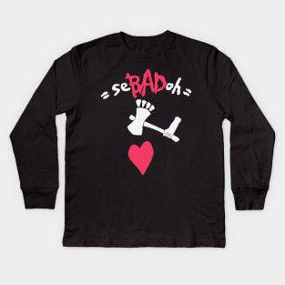 Sebadoh as worn by kurt cobain Kids Long Sleeve T-Shirt